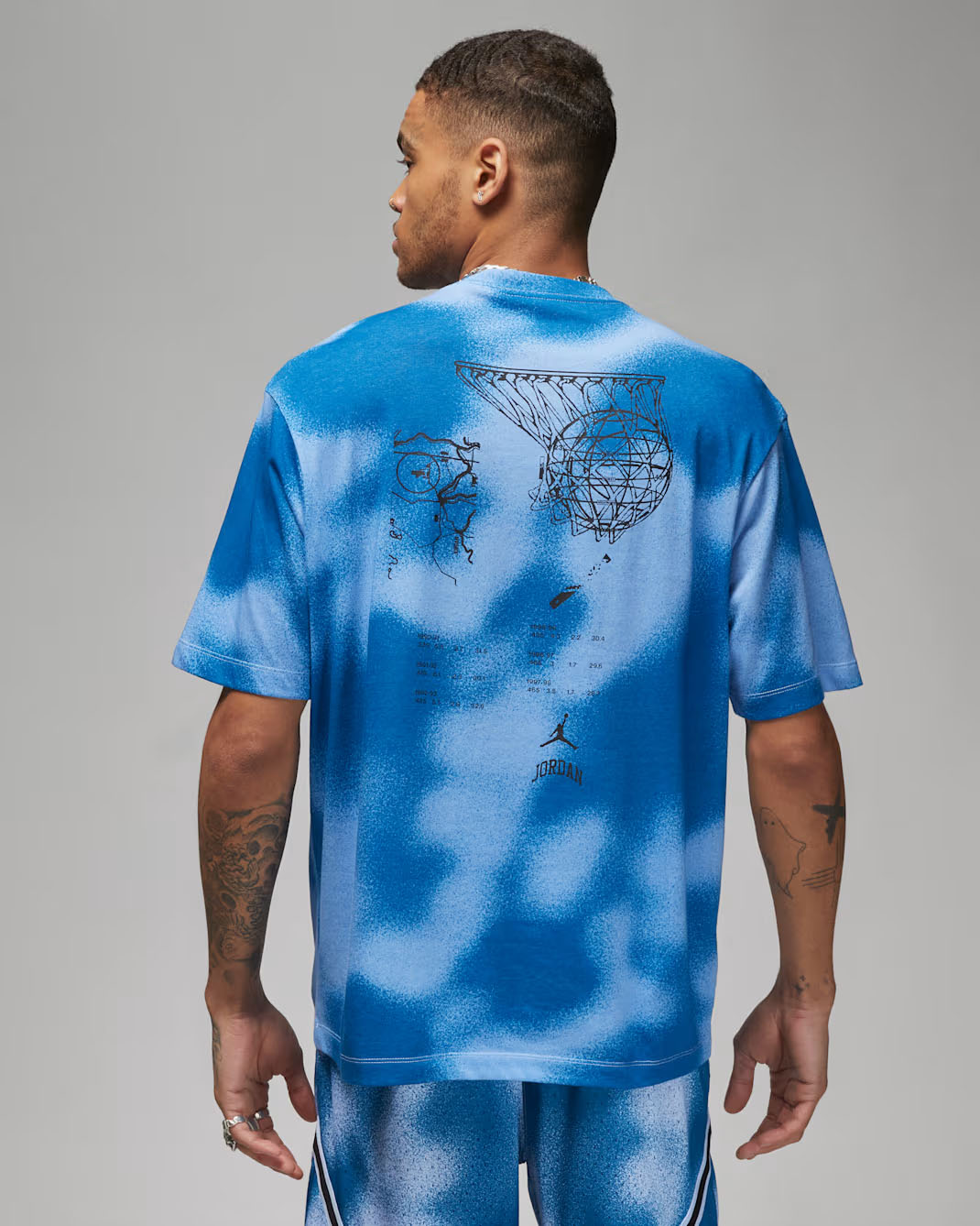 Jordan Sport Men's Graphic T-Shirt University Blue Black 2