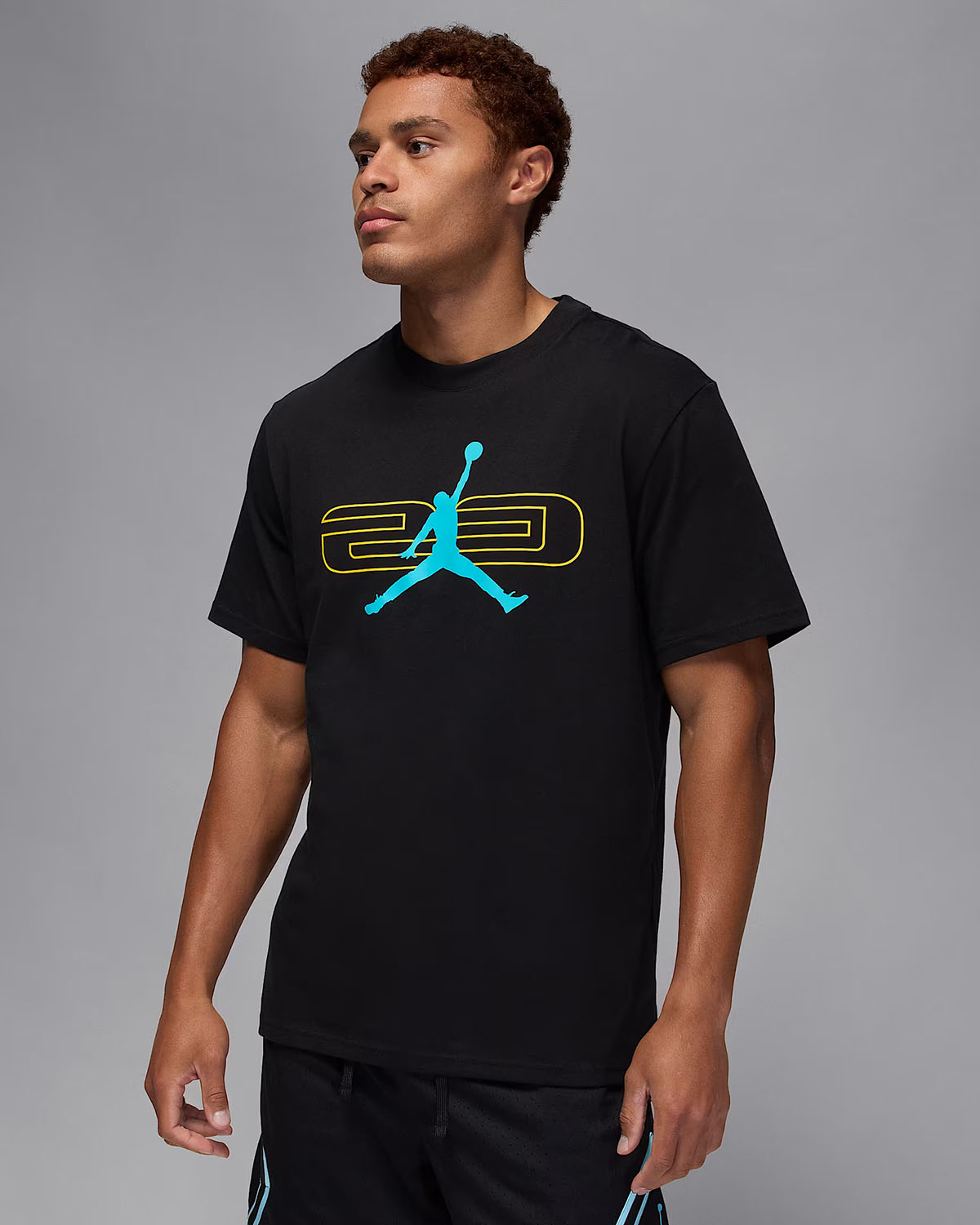 blue jordan shirt mens