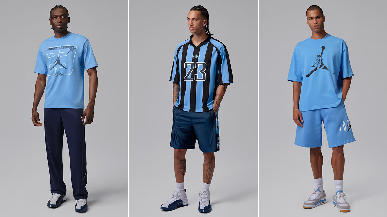 Jordan University Blue Clothing Sneakers Outfits Spring Summer 2026 Releases
