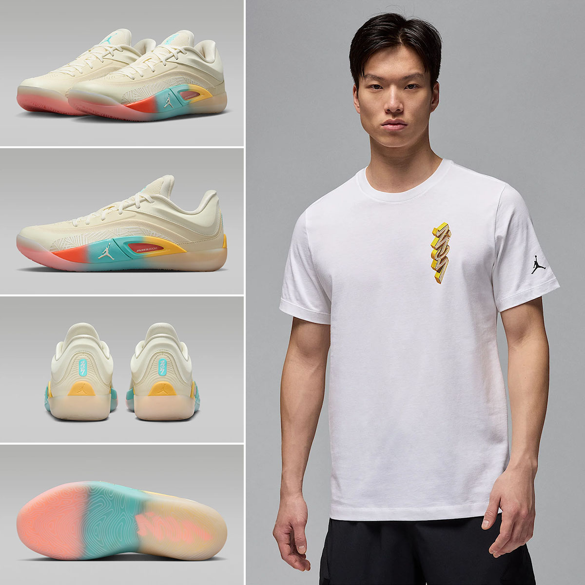 Jordan Zion 4 Low Country Shoes and Shirt Outfit