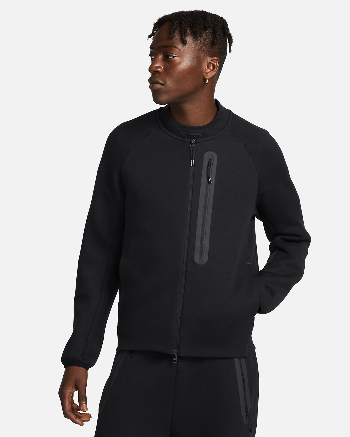 NIke-Tech-Fleece-Bomber-Jacket-Black-Fall-2023