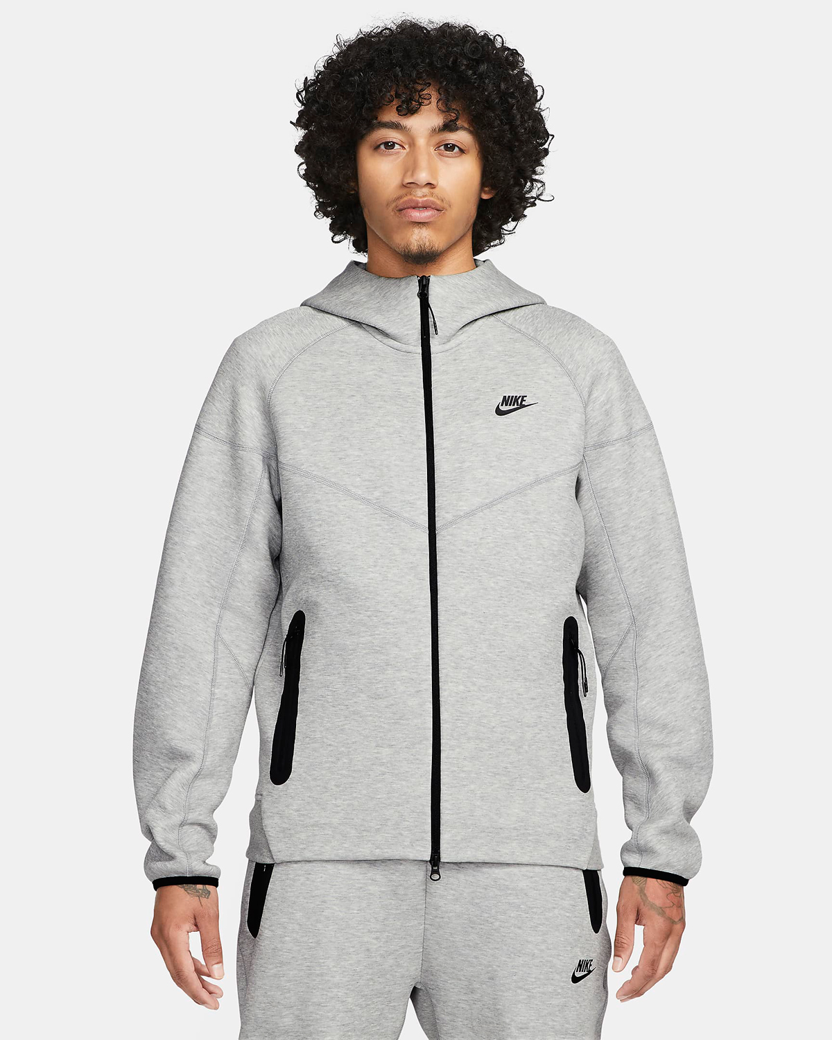 NIke-Tech-Fleece-Full-Zip-Hoodie-Dark-Grey-Fall-2023