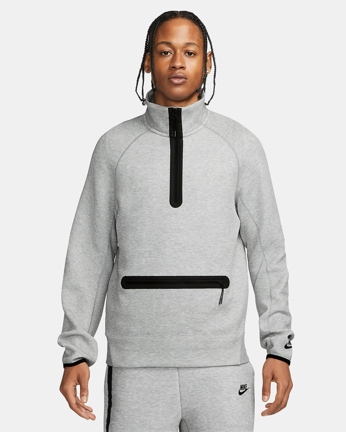 NIke-Tech-Fleece-Zip-Sweatshirt-Dark-Grey-Fall-2023