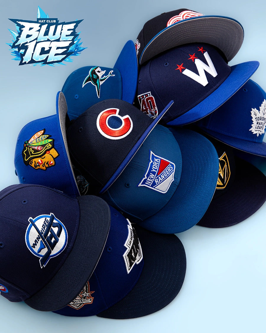 New Era Blue Ice NHL 59FIFTY Fitted Caps Hat Club