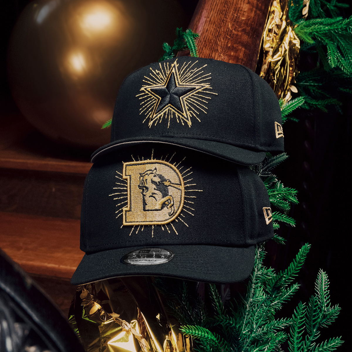 New-Era-Holiday-2023-Metallic-Logo-Caps