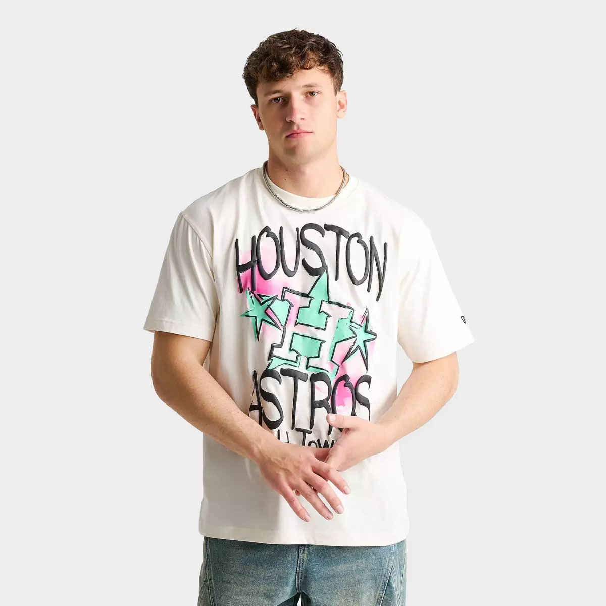 New Era Houston Astros MLB Graffiti Graphic T Shirt 1