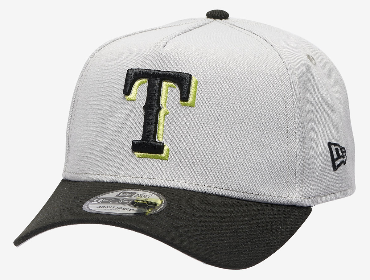 New-Era-Texas-Rangers-9Forty-Neon-A-Frame-Cap-Snapback-Hat-Grey-Black-Volt-Green-1