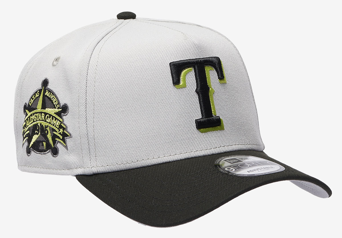 New-Era-Texas-Rangers-9Forty-Neon-A-Frame-Cap-Snapback-Hat-Grey-Black-Volt-Green-2