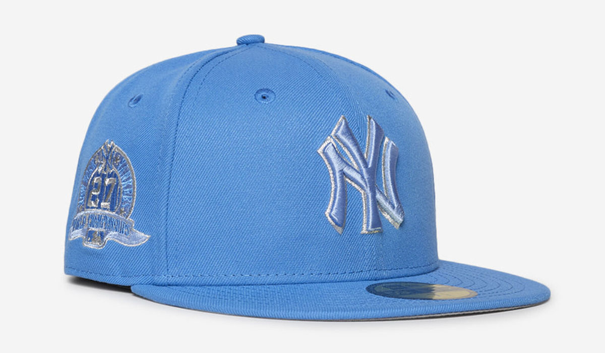 New York Yankees New Era 59FIFTY Fitted Hat Air Force Blue