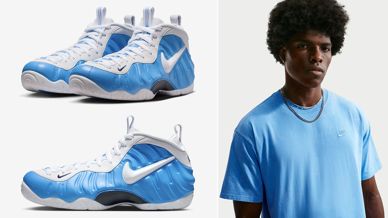 Nike Air Foamposite Pro University Blue 2026 Outfits to Match Sneakers