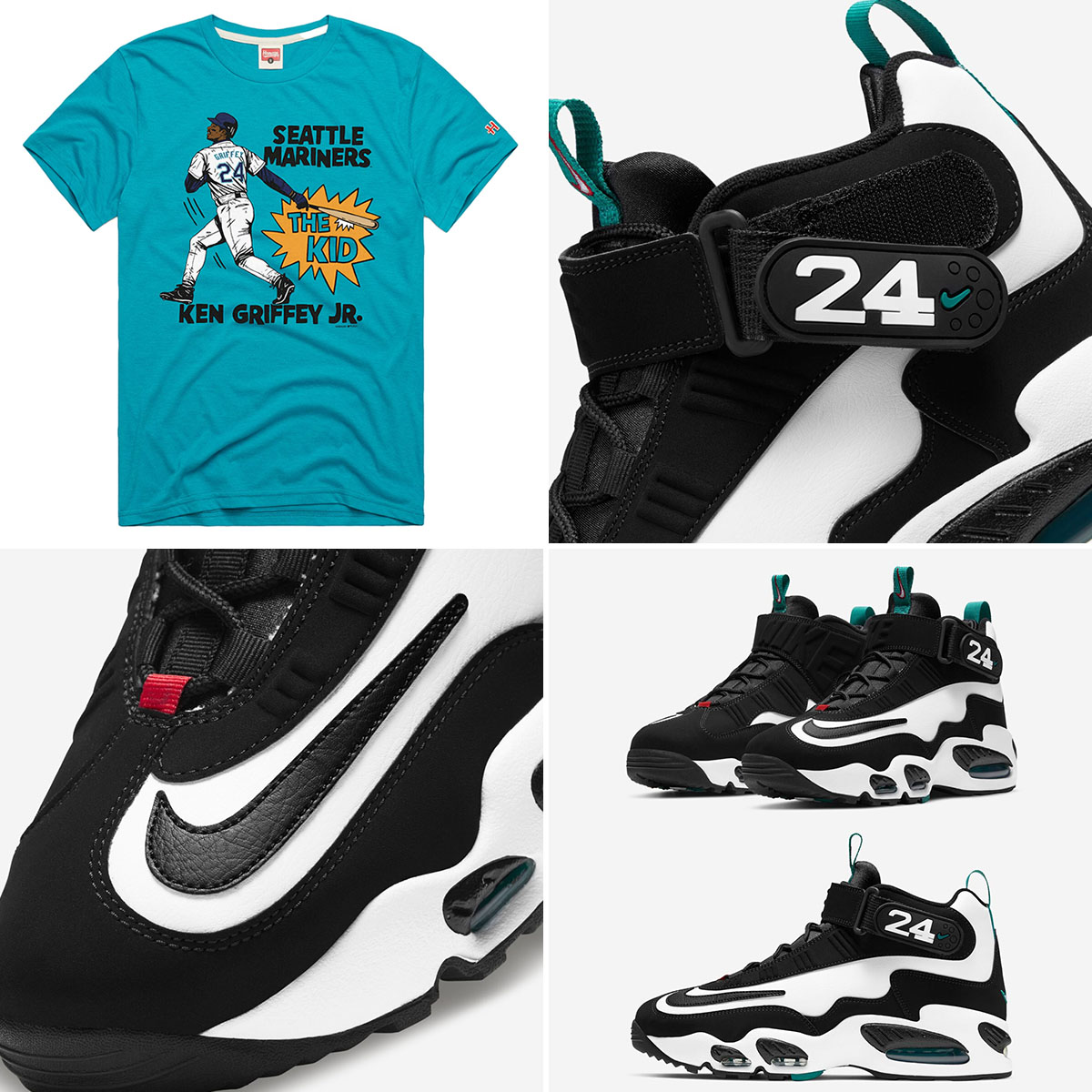 Nike Air Griffey Max 1 Freshwter 2026 x Ken Griffey Jr Graphic T-Shirt to Match Sneakers