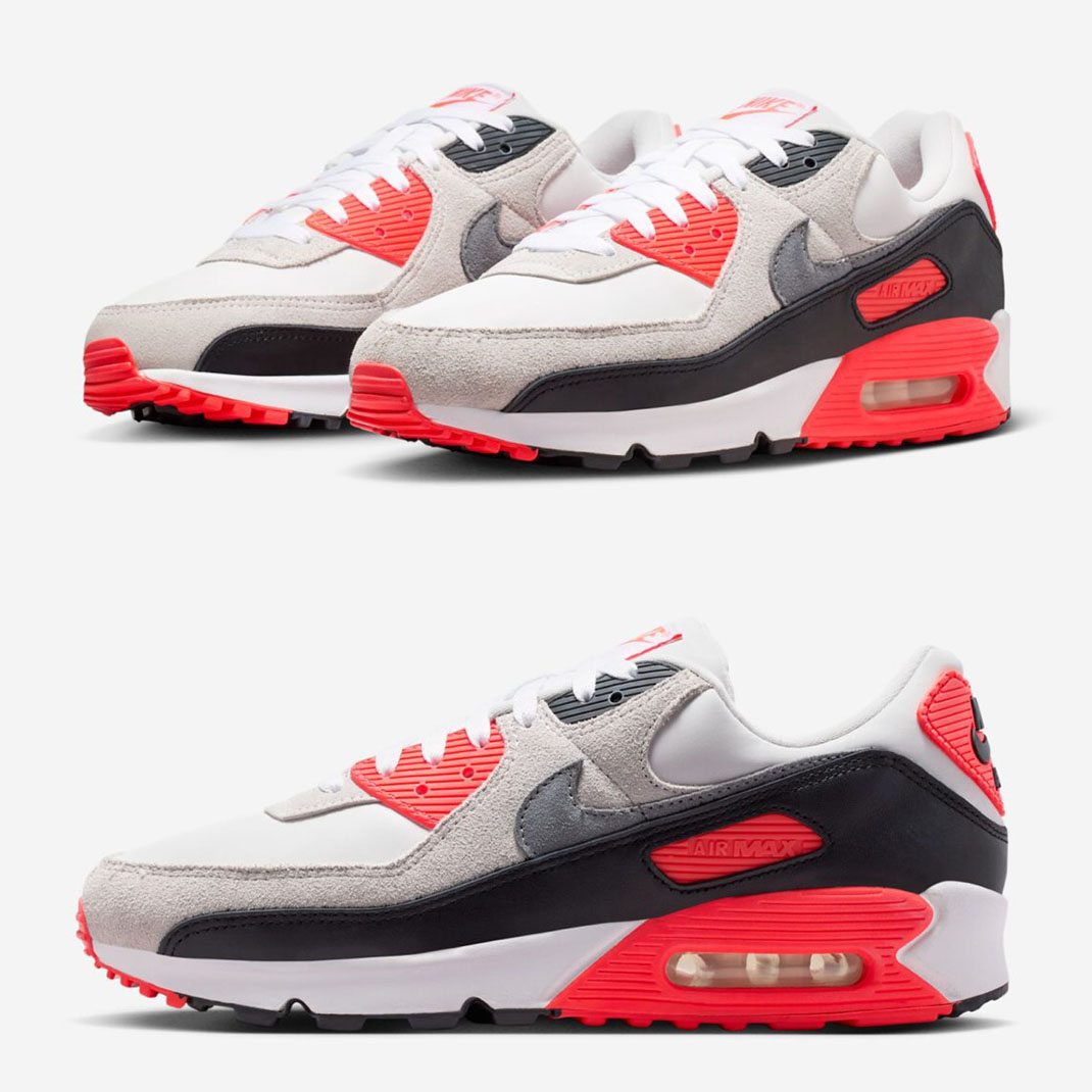 Nike Air Max 90 Infrared 2026 Mens Sneakers IU1055-100