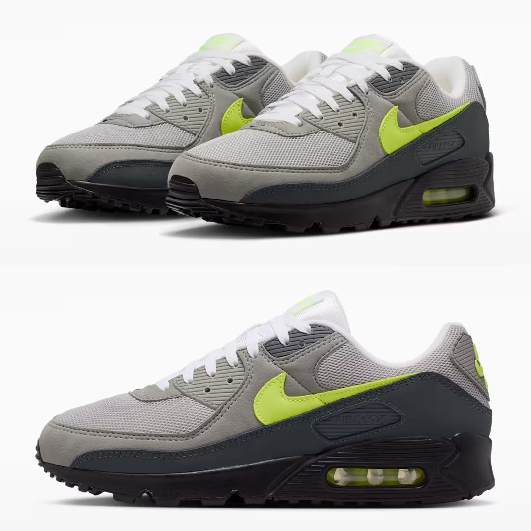 Nike Air Max 90 Neon Yellow Mens Sneakers IQ0289-010