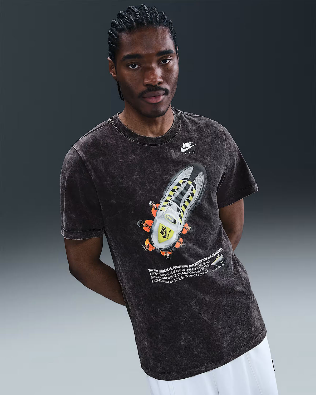 Nike Air Max 95 Neon Mens T Shirt Black