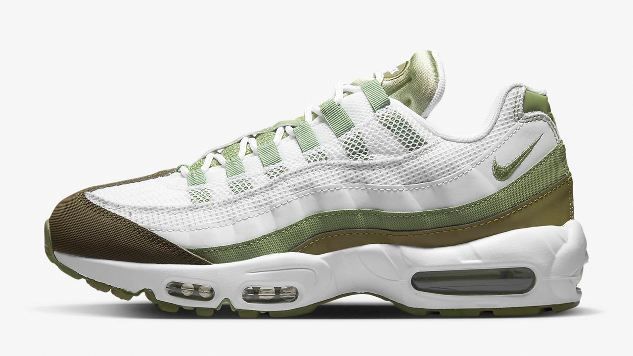 Nike-Air-Max-95-White-Medium-Olive-Oil-Green-Release-Date