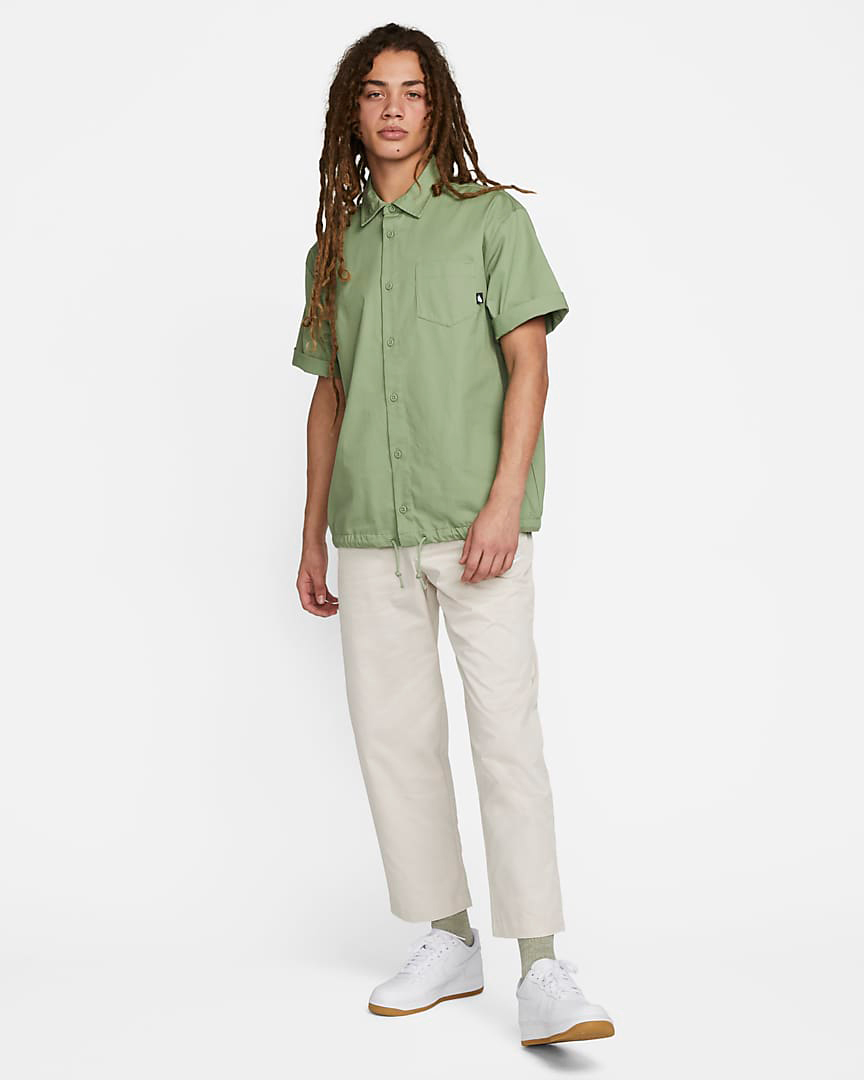 green nike outfit mens