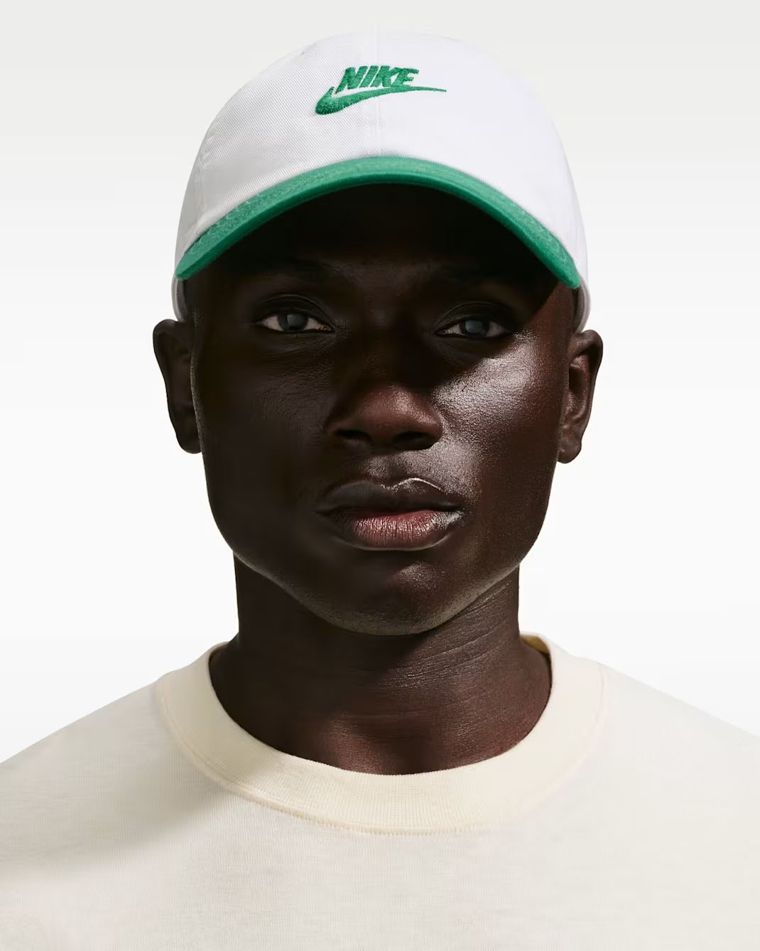 Nike Club Unstructured Futura Wash Cap White Malachite
