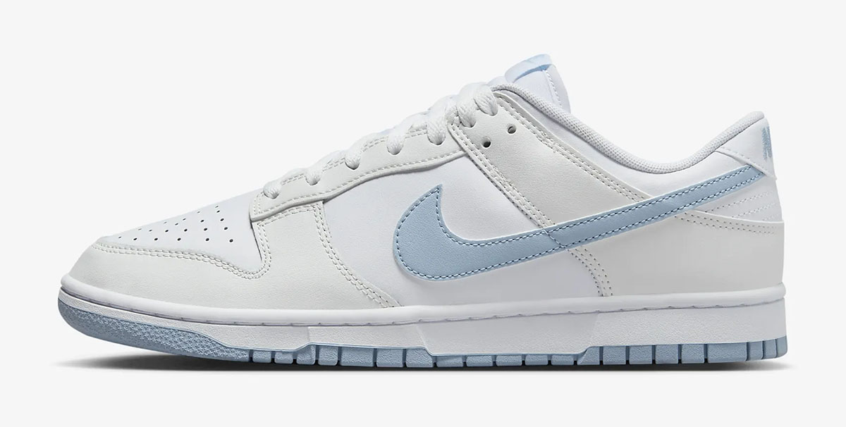 Nike Dunk Low White Light Armory Blue