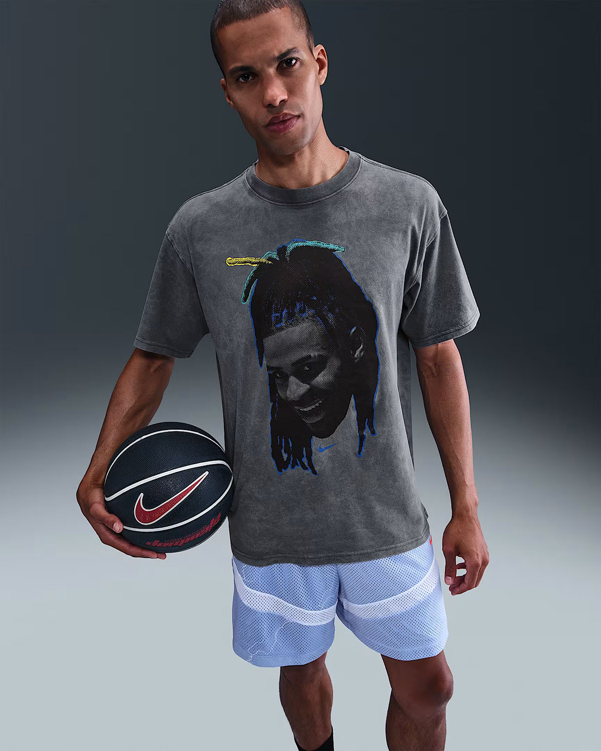 Nike Ja 3 Max90 Mens Basketball T Shirt Anthracite 1