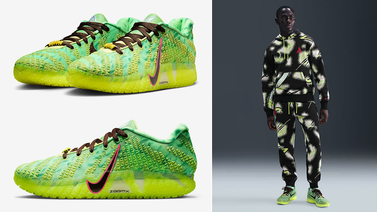 Nike Ja 3 Zombie Sneakers Hoodie Jogger Pants Outfit