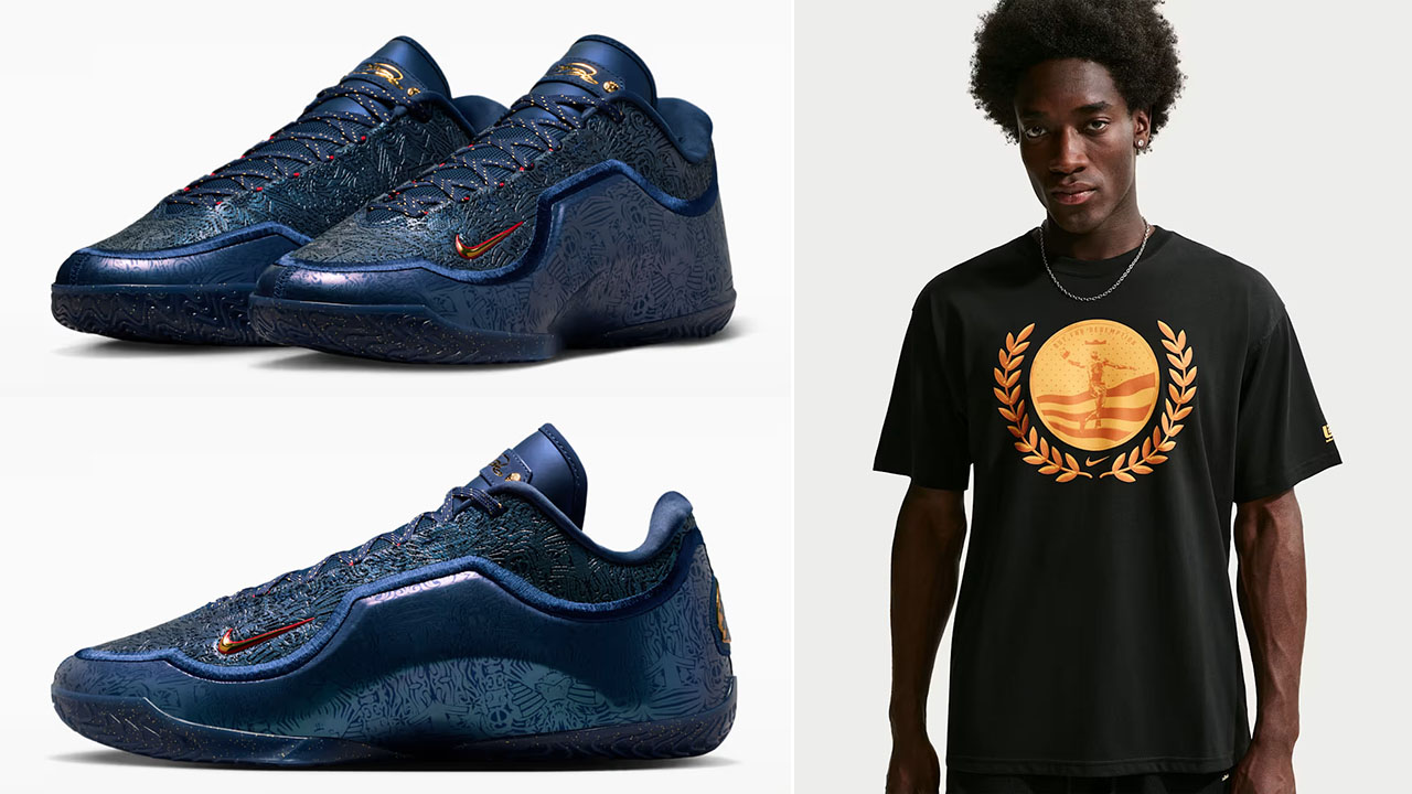Nike LeBron 23 Out For Redemption Sneakers and T Shirt