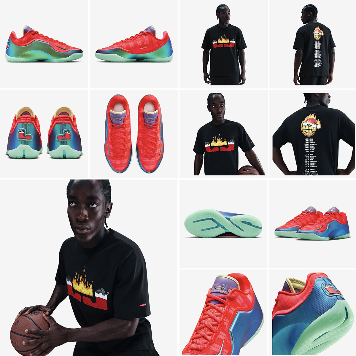 Nike LeBron 23 Stocking Stuffer Christmas Shoes and Shirt Outfit