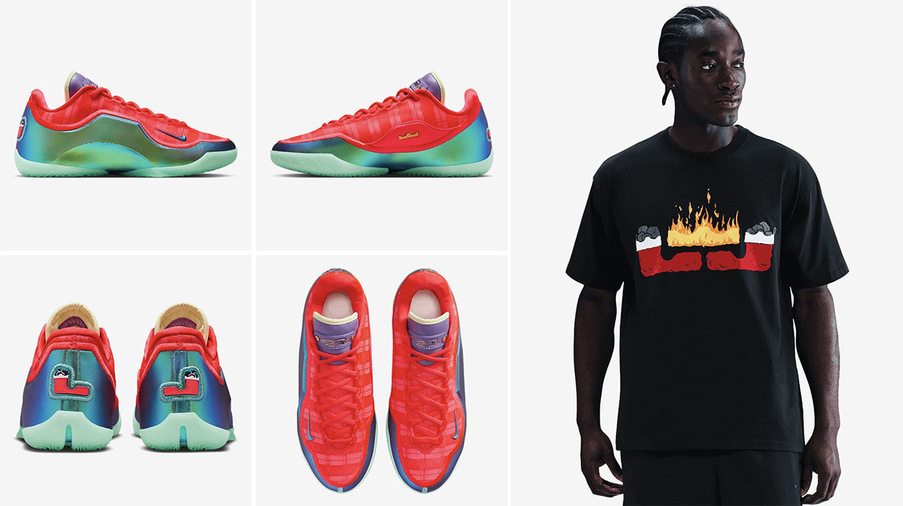 Nike LeBron 23 Stocking Stuffer Christmas Sneakers and T Shirt