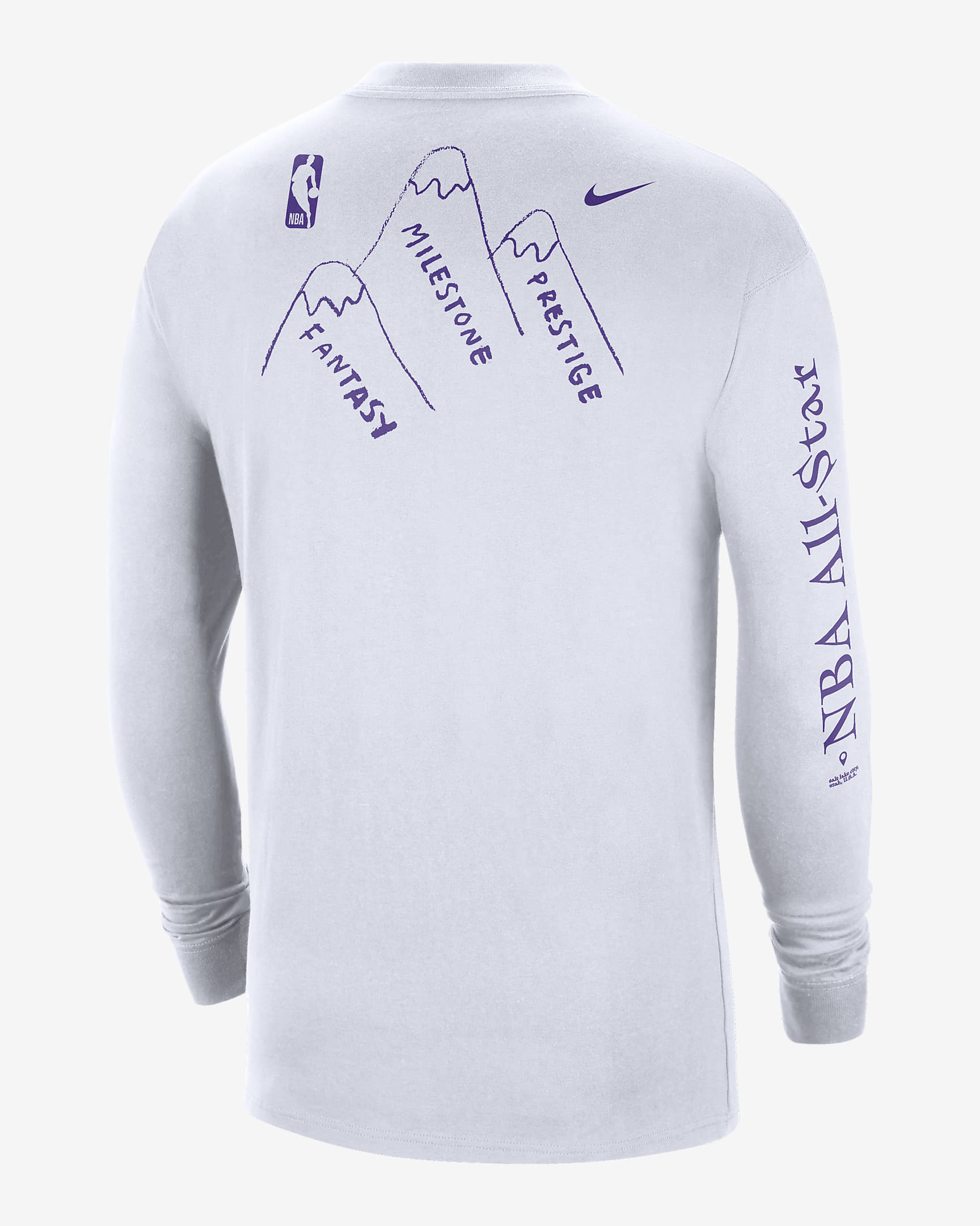 Nike-NBA-All-Star-Game-2023-Courtside-Long-Sleeve-T-Shirt-White-2