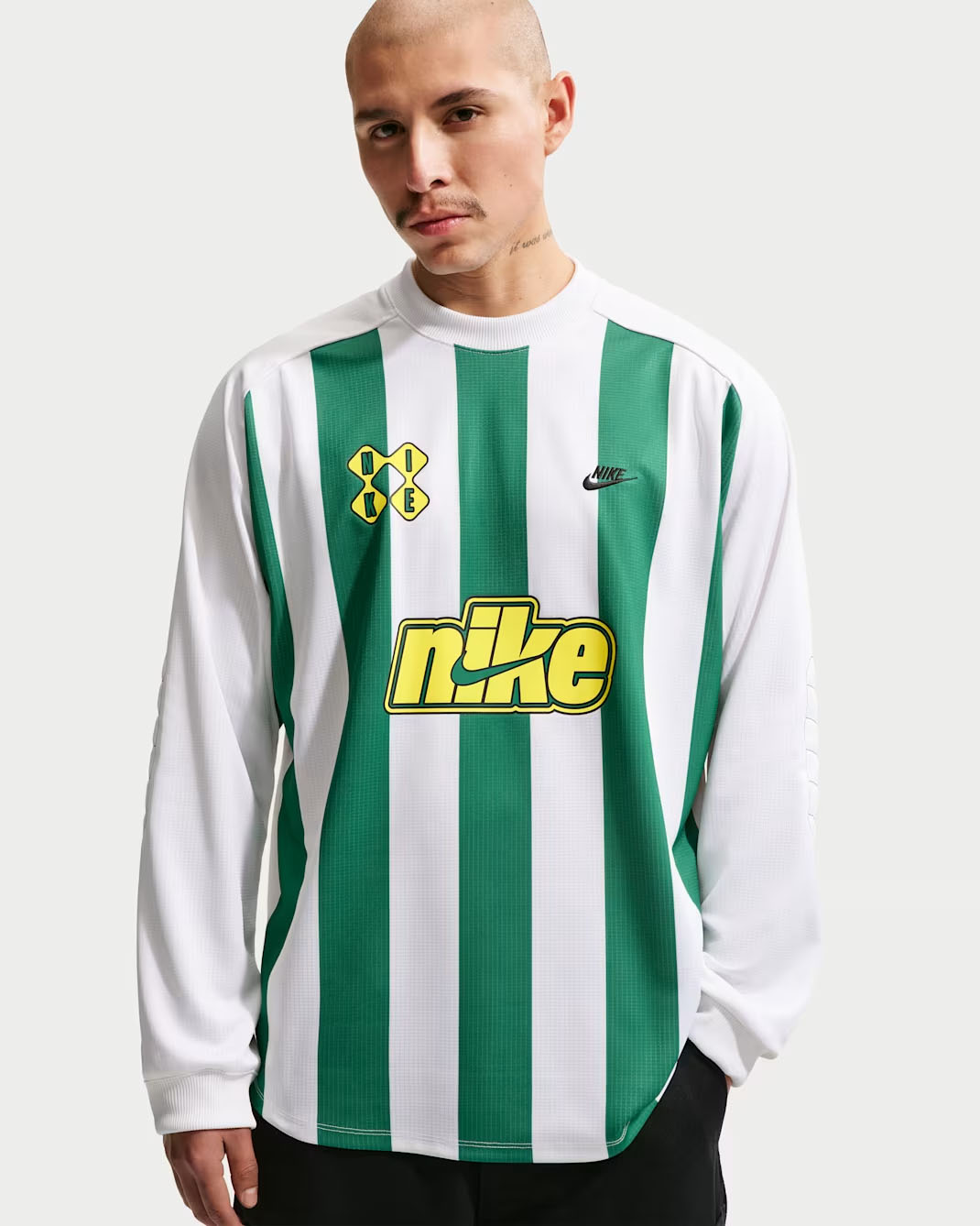 Nike Sportswear Club Men's Goalie Top Malachite Green White Yellow