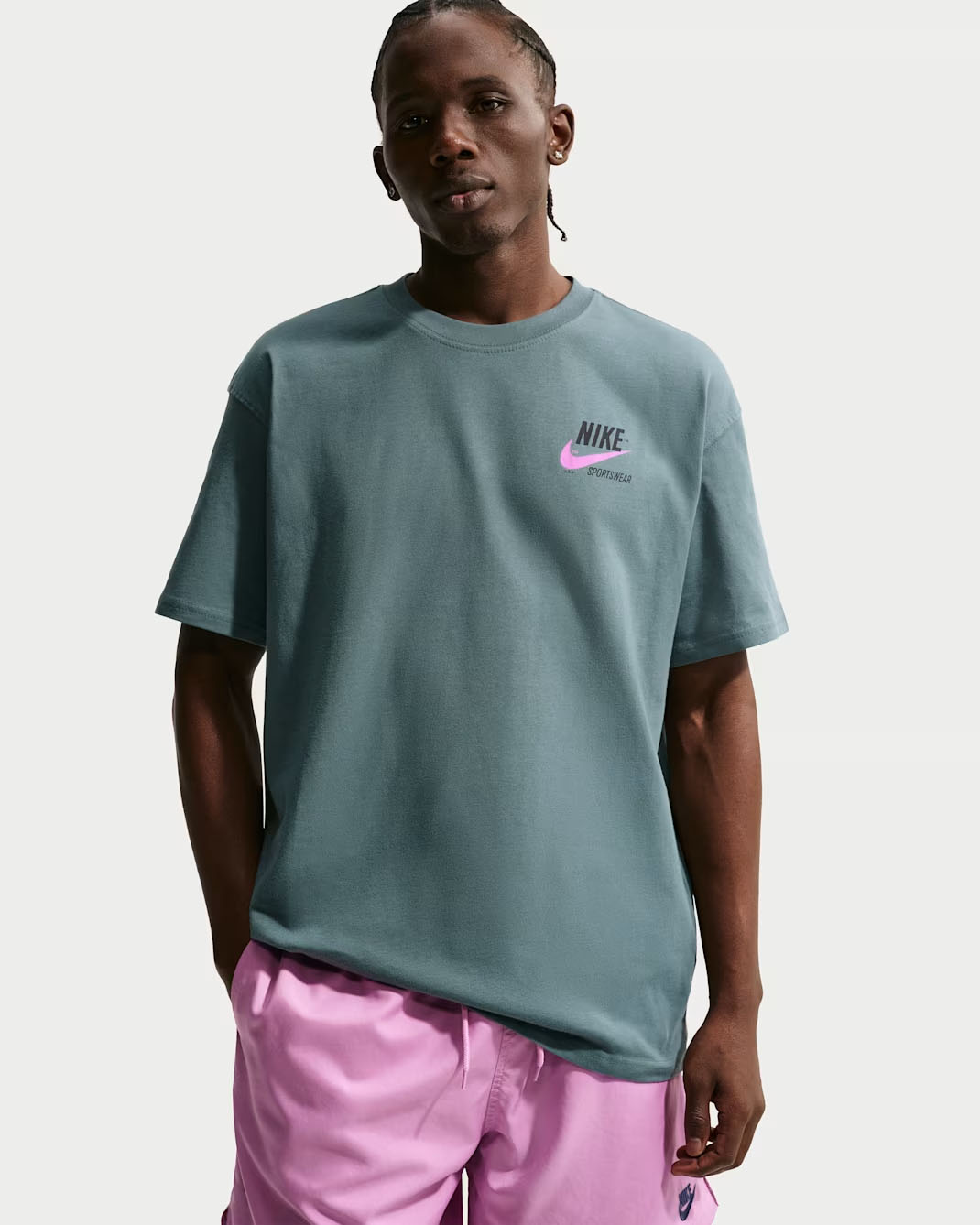 Nike Sportswear Men's T-Shirt Mineral Slate 1