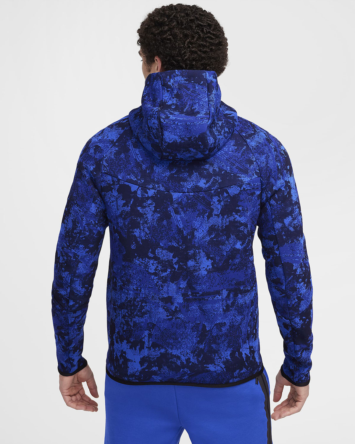 nike tech fleece game royal blue