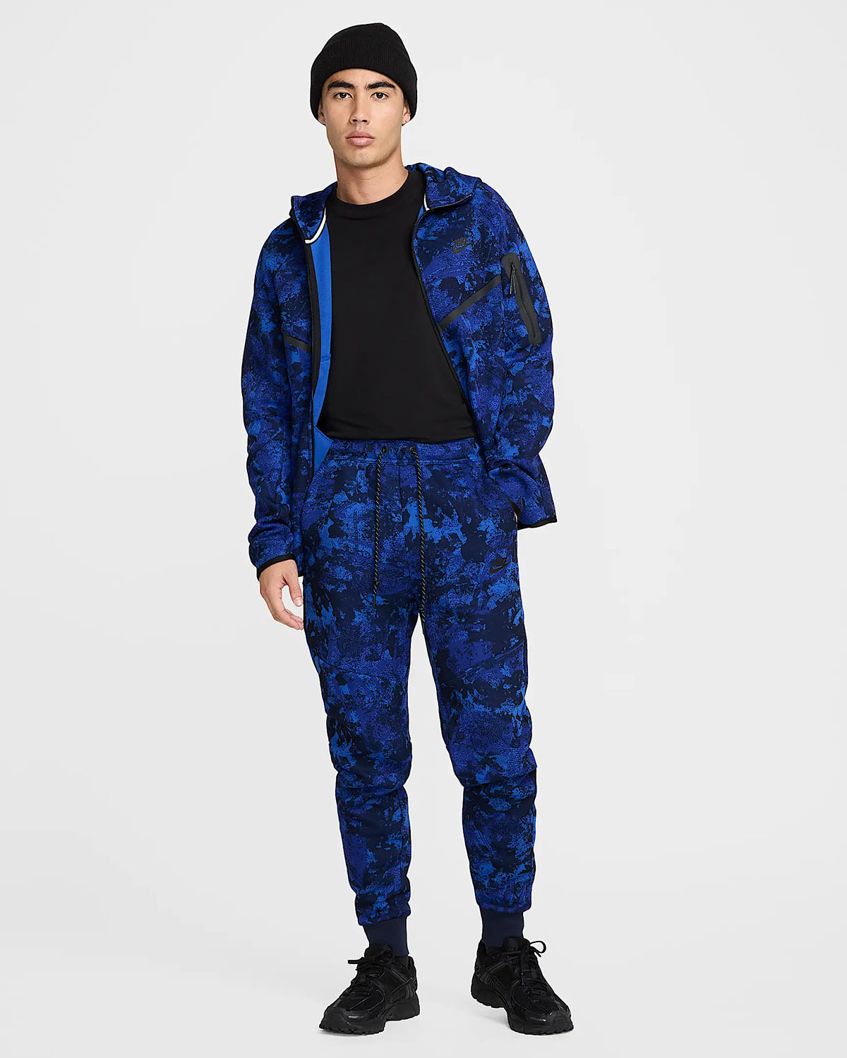 nike tech fleece hoodie game royal