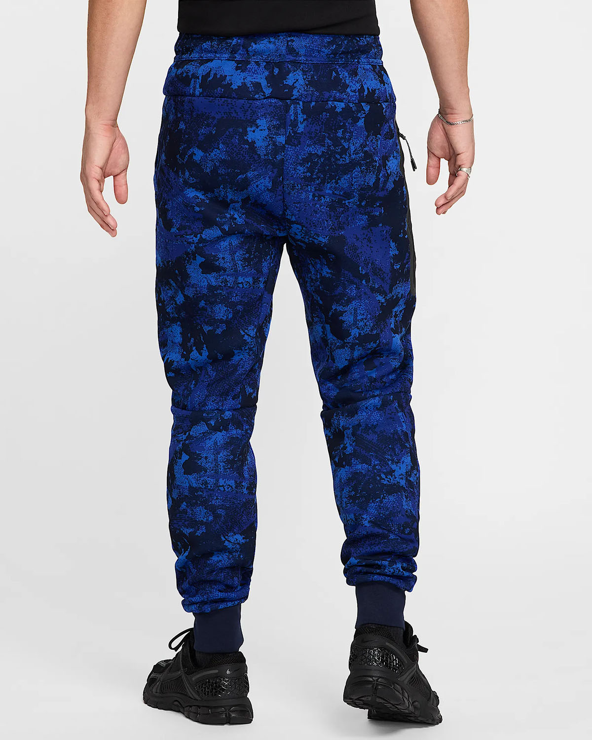 Nike Tech Fleece Camo Jogger Pants Game Royal Deep Royal Blue Black 2