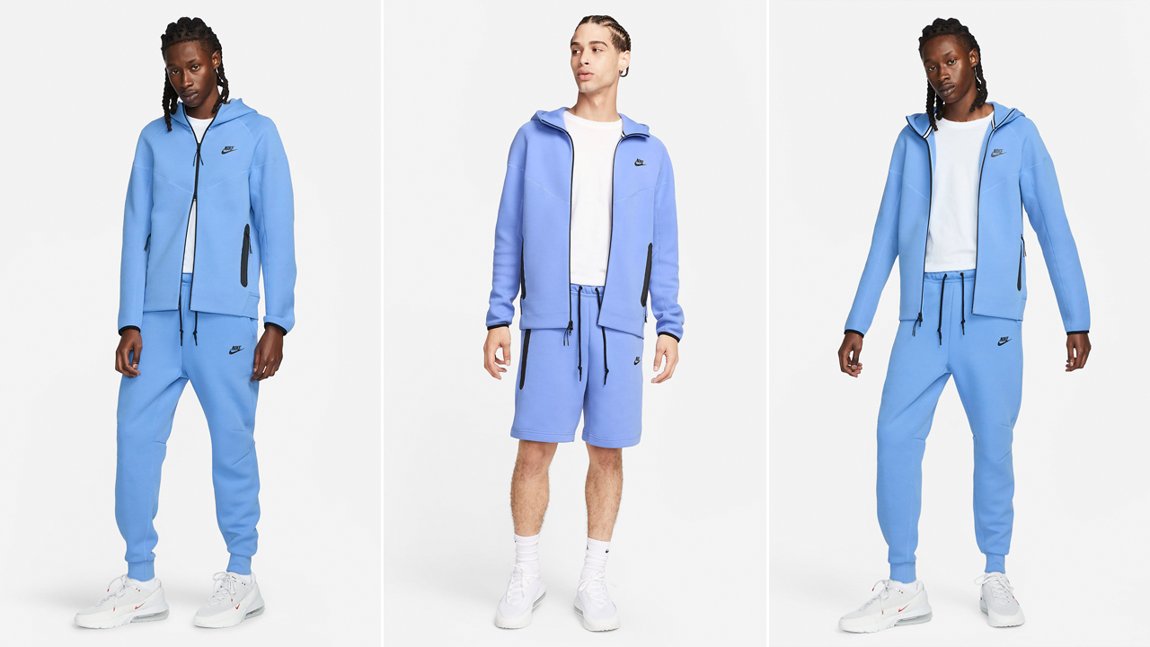 Nike-Tech-Fleece-Clothing-Polar-Blue-Hoodies-Joggers-Pants-Shorts