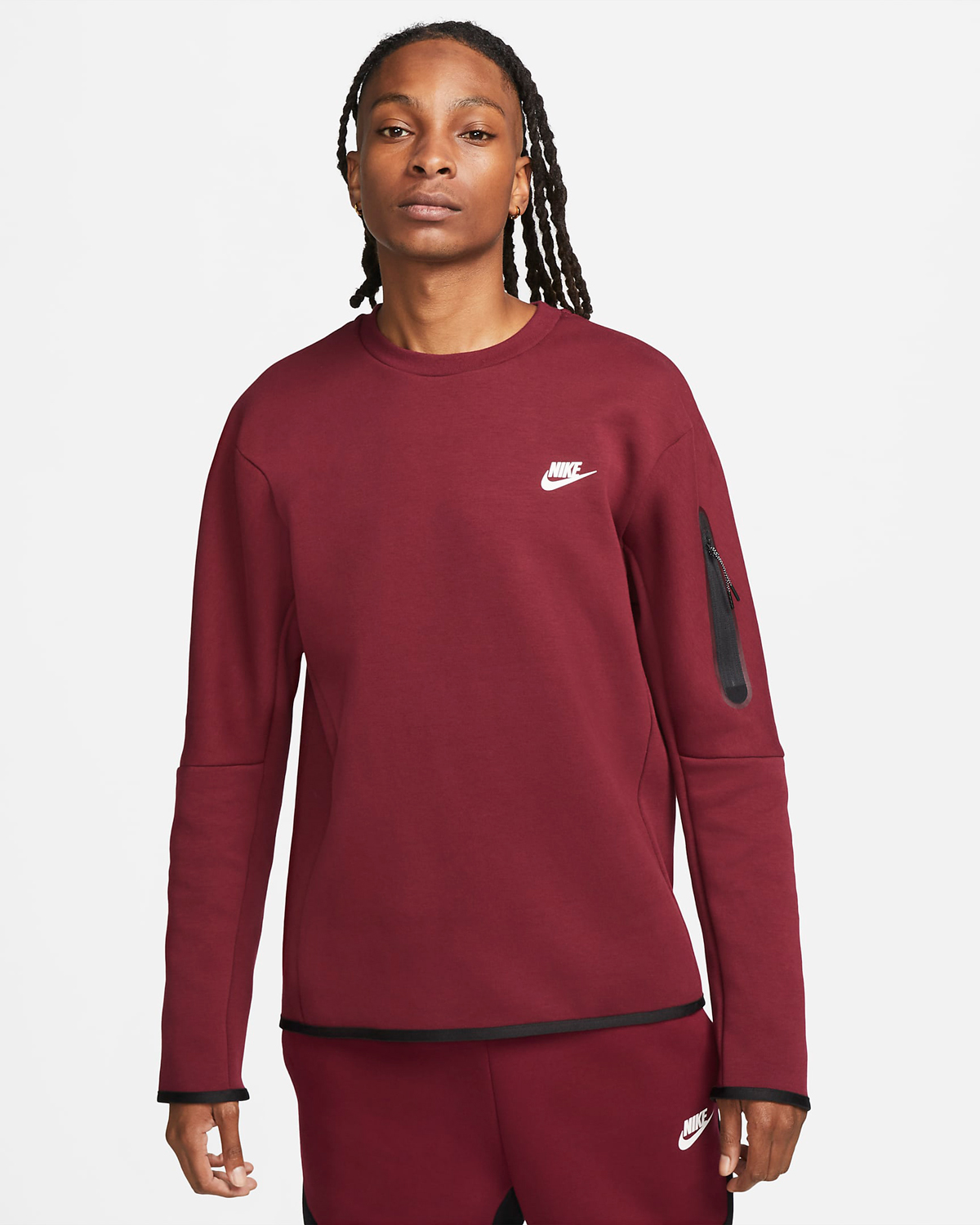 Nike-Tech-Fleece-Crew-Sweatshirt-Dark-Beetroot
