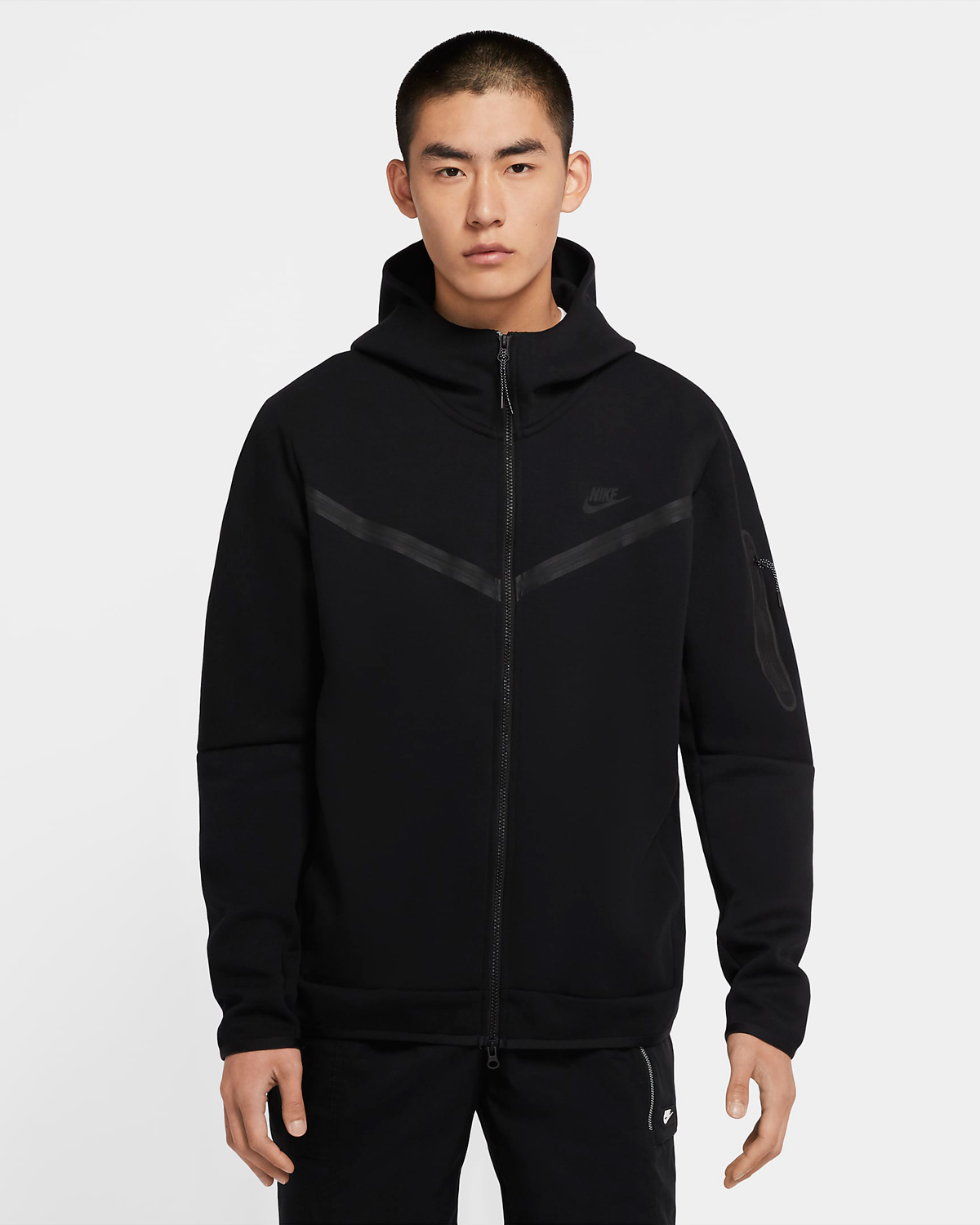Nike-Tech-Fleece-Full-Zip-Hoodie-Black