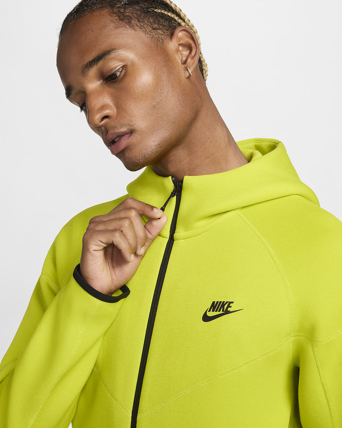 volt color nike hoodie