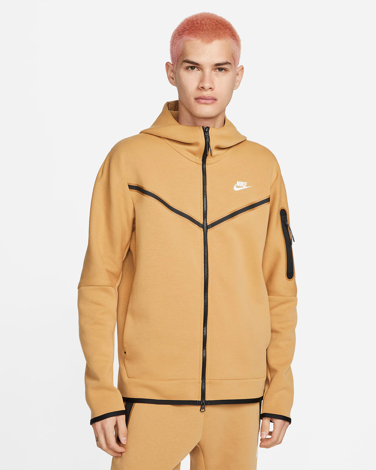 Nike-Tech-Fleece-Full-Zip-Hoodie-Elemental-Gold
