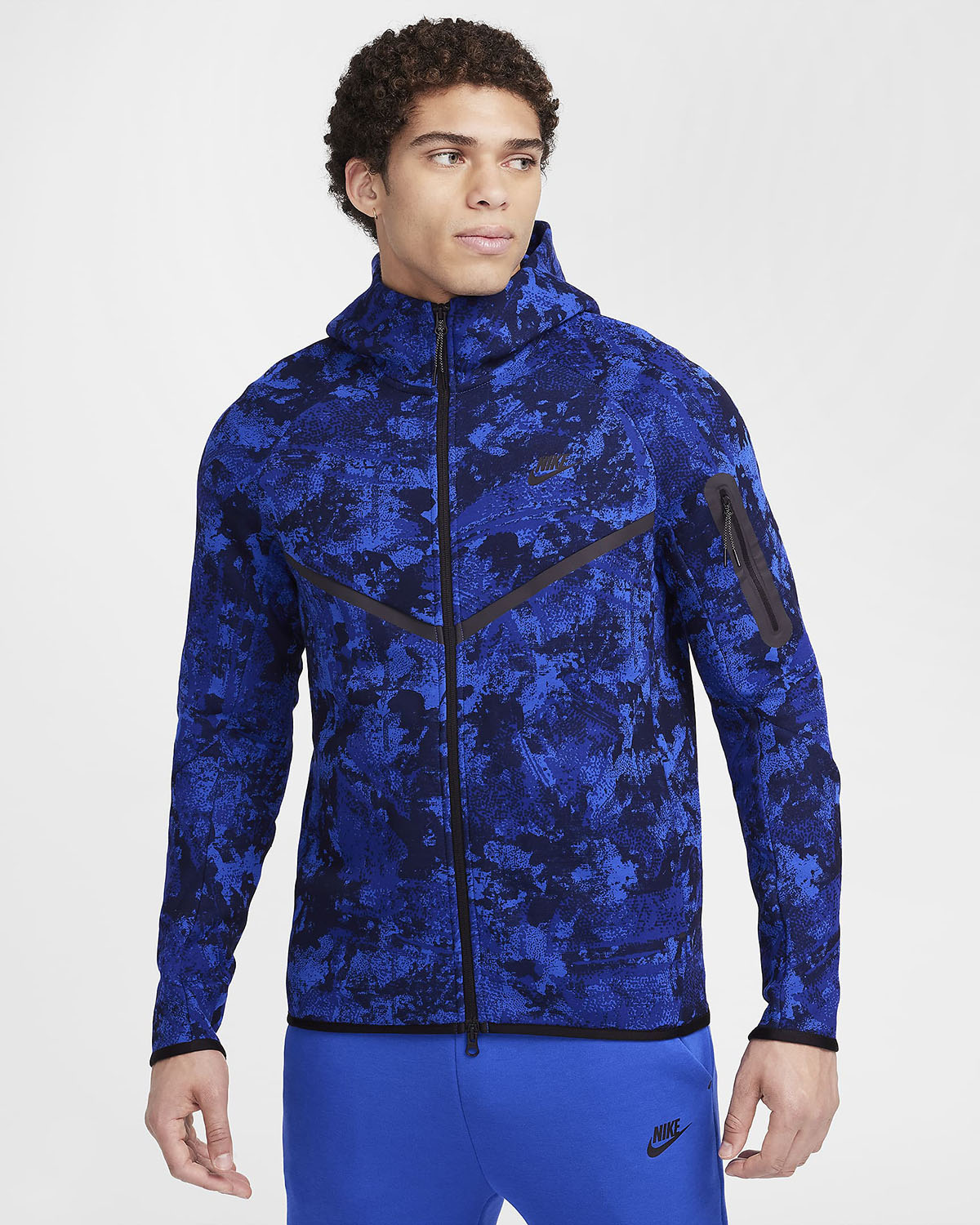 Nike Tech Fleece Full Zip Hoodie Game Royal Deep Royal Blue