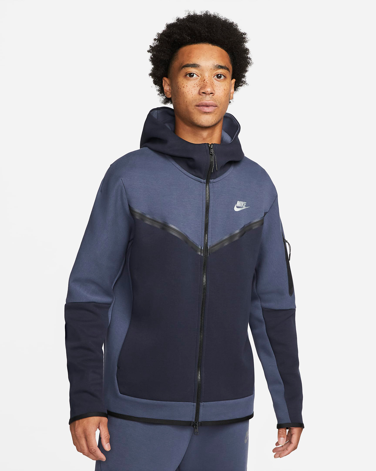 Nike-Tech-Fleece-Full-Zip-Hoodie-Thunder-Blue-Metallic-Silver