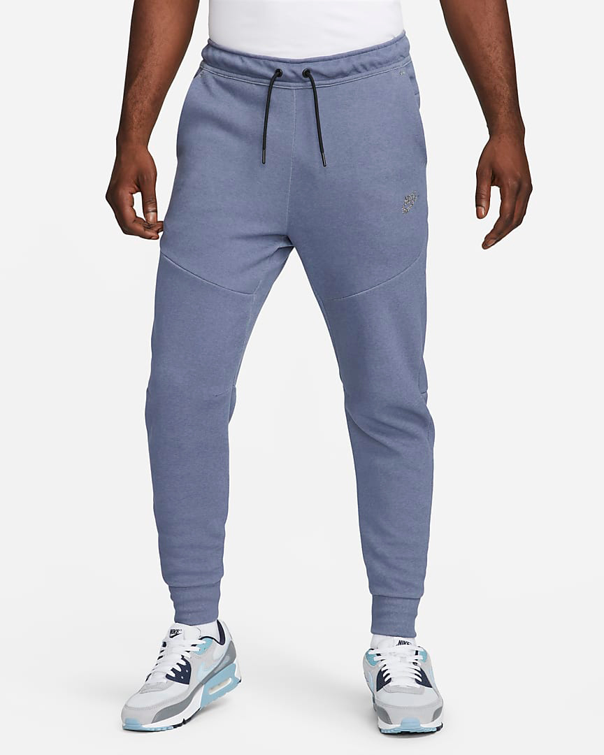 Nike Tech Fleece Diffused Blue Hoodie Jogger Pants Clothing