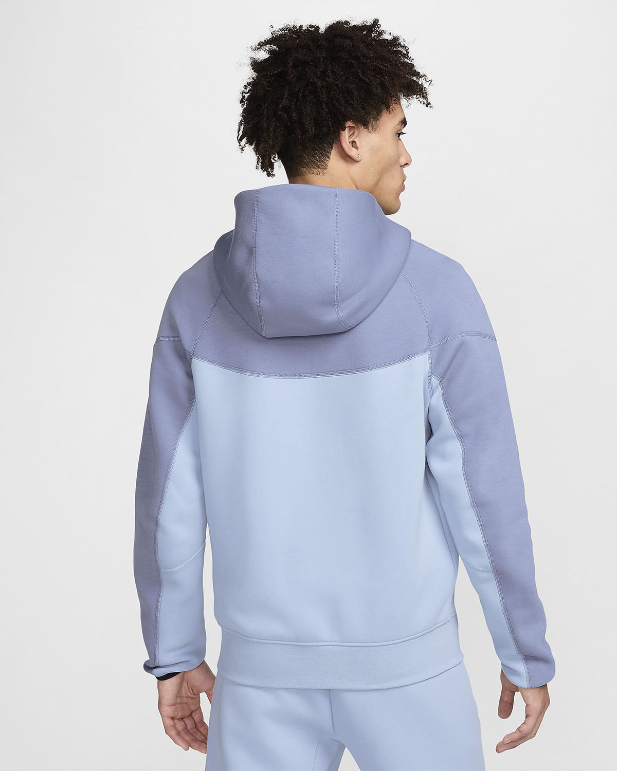 nike tech fleece hoodie sky blue