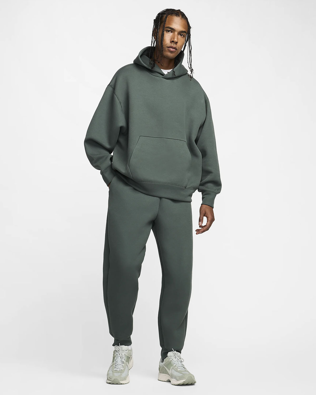 Nike Tech Fleece Hoodie and Pants Vintage Green