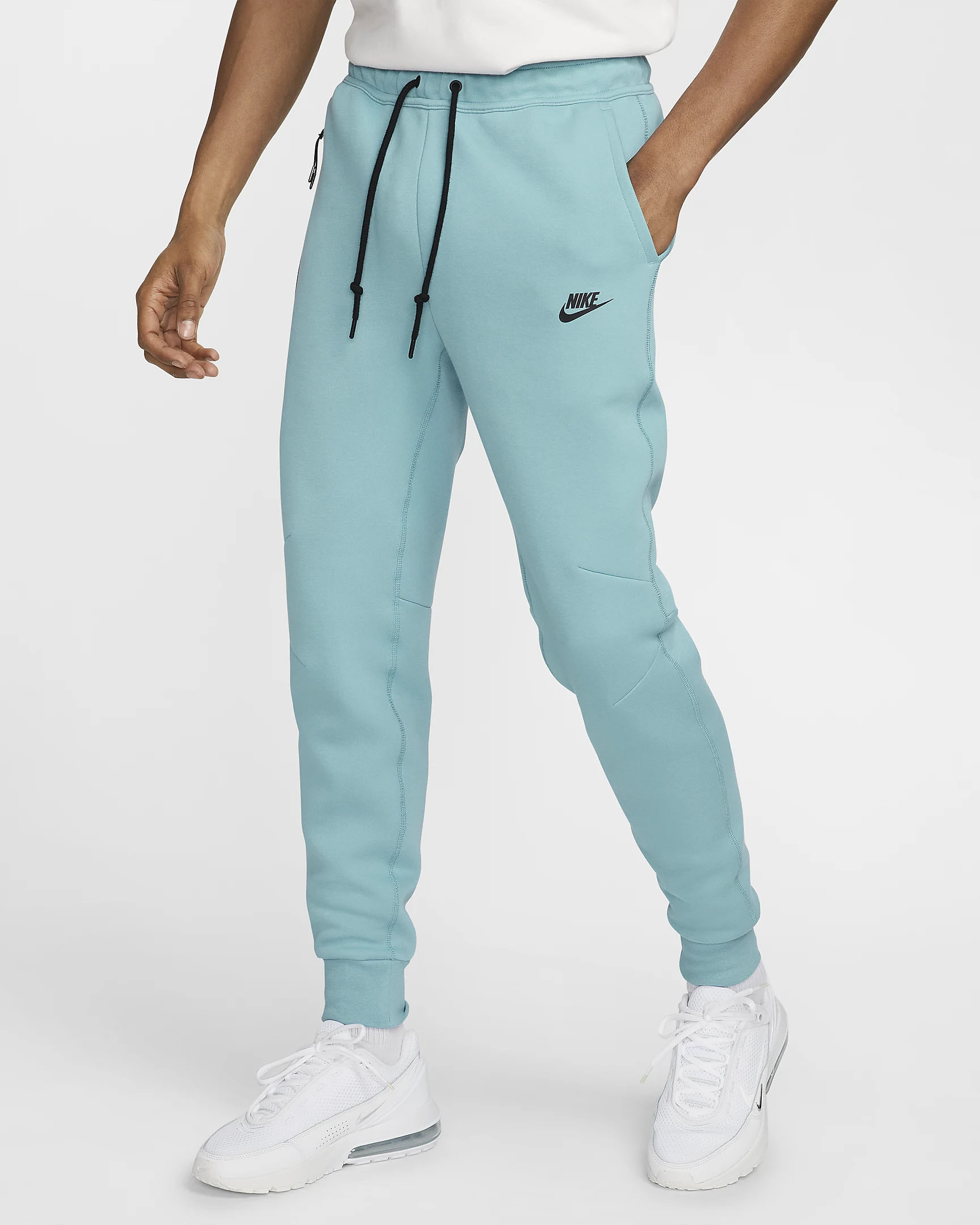 Nike Tech Fleece Joggers Denim Turquoise Black