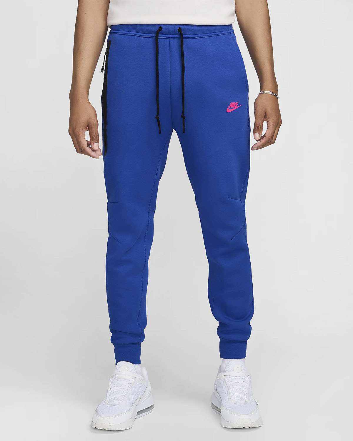 Nike Tech Fleece Joggers Game Royal Black Hyper Pink