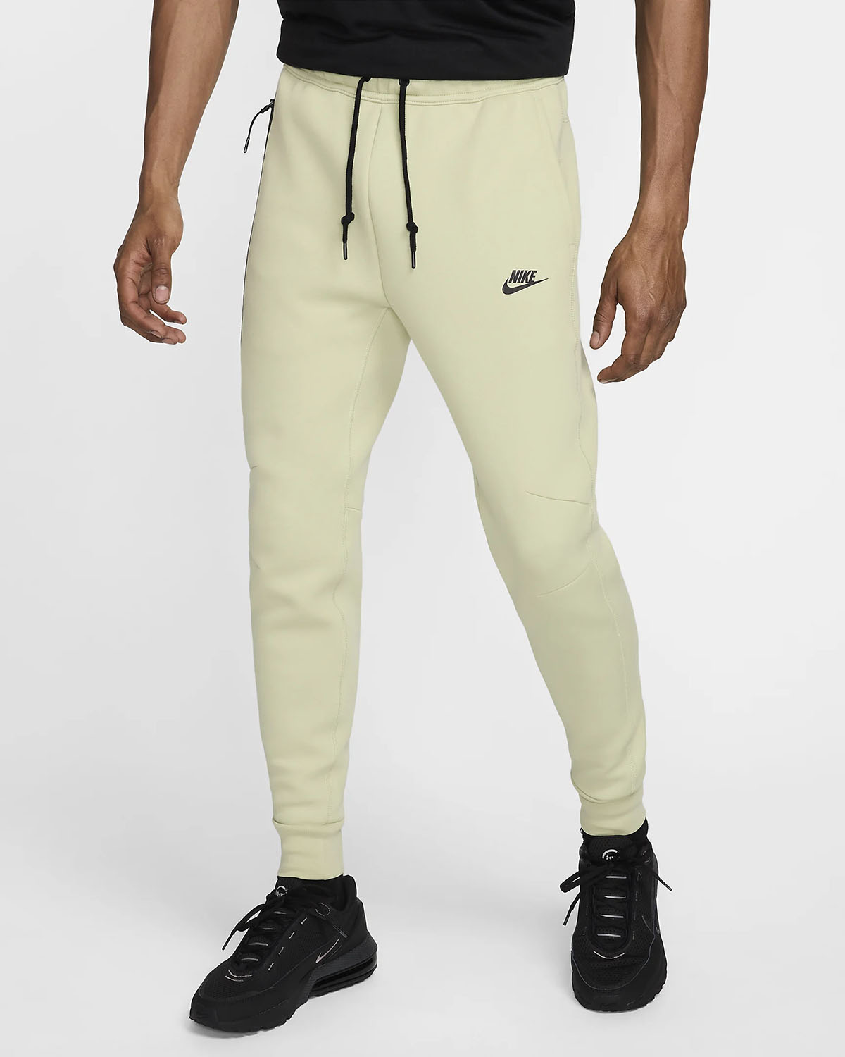 Nike Tech Fleece Joggers Olive Aura Black