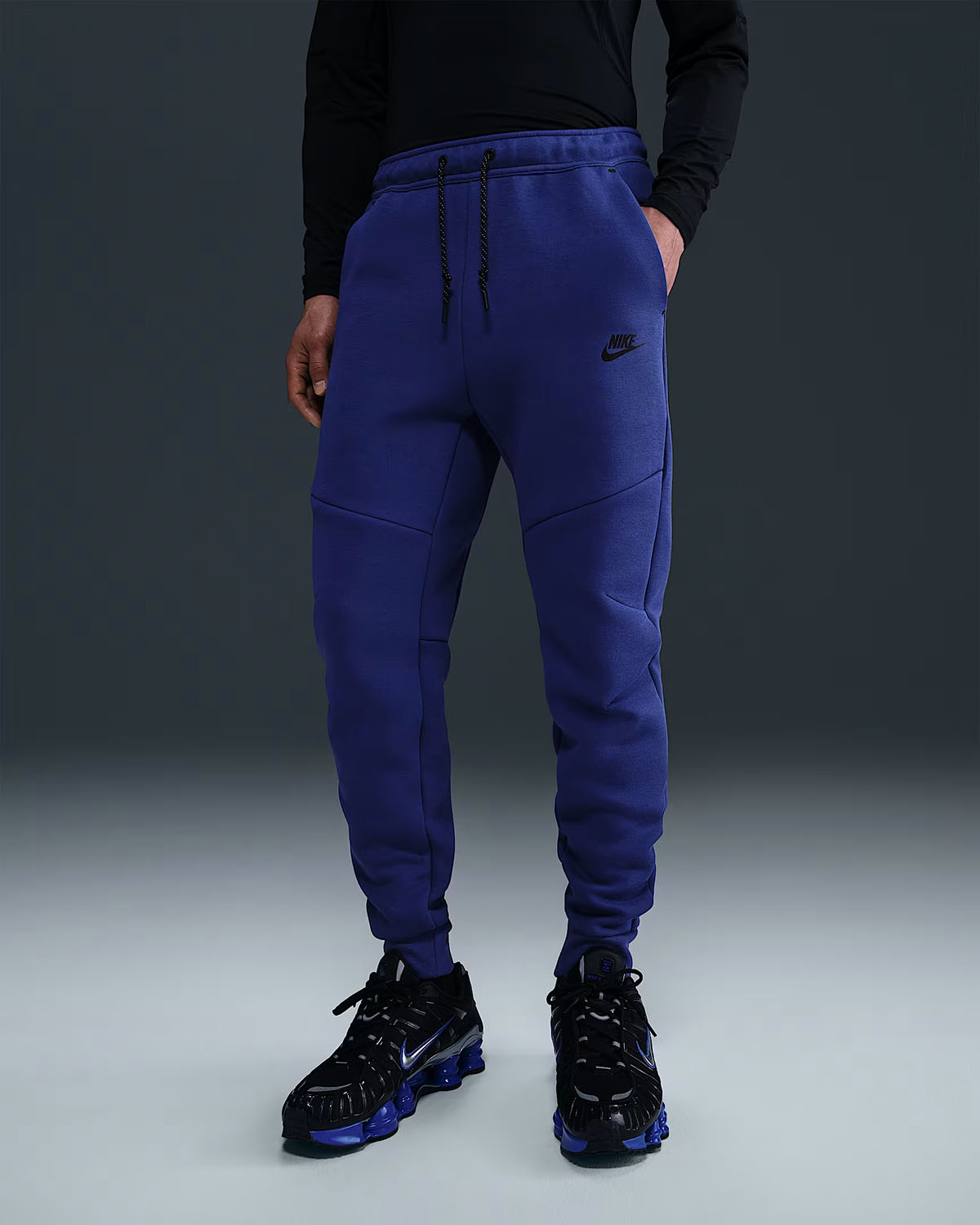 Nike Tech Fleece Mens Jogger Pants Deep Night Black 1