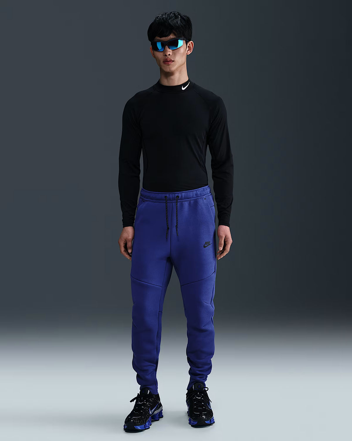 Nike Tech Fleece Mens Jogger Pants Deep Night Black