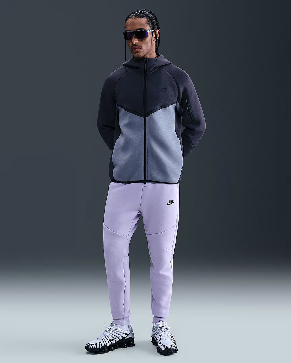 Nike Tech Fleece Mens Jogger Pants Hydrangeas Black