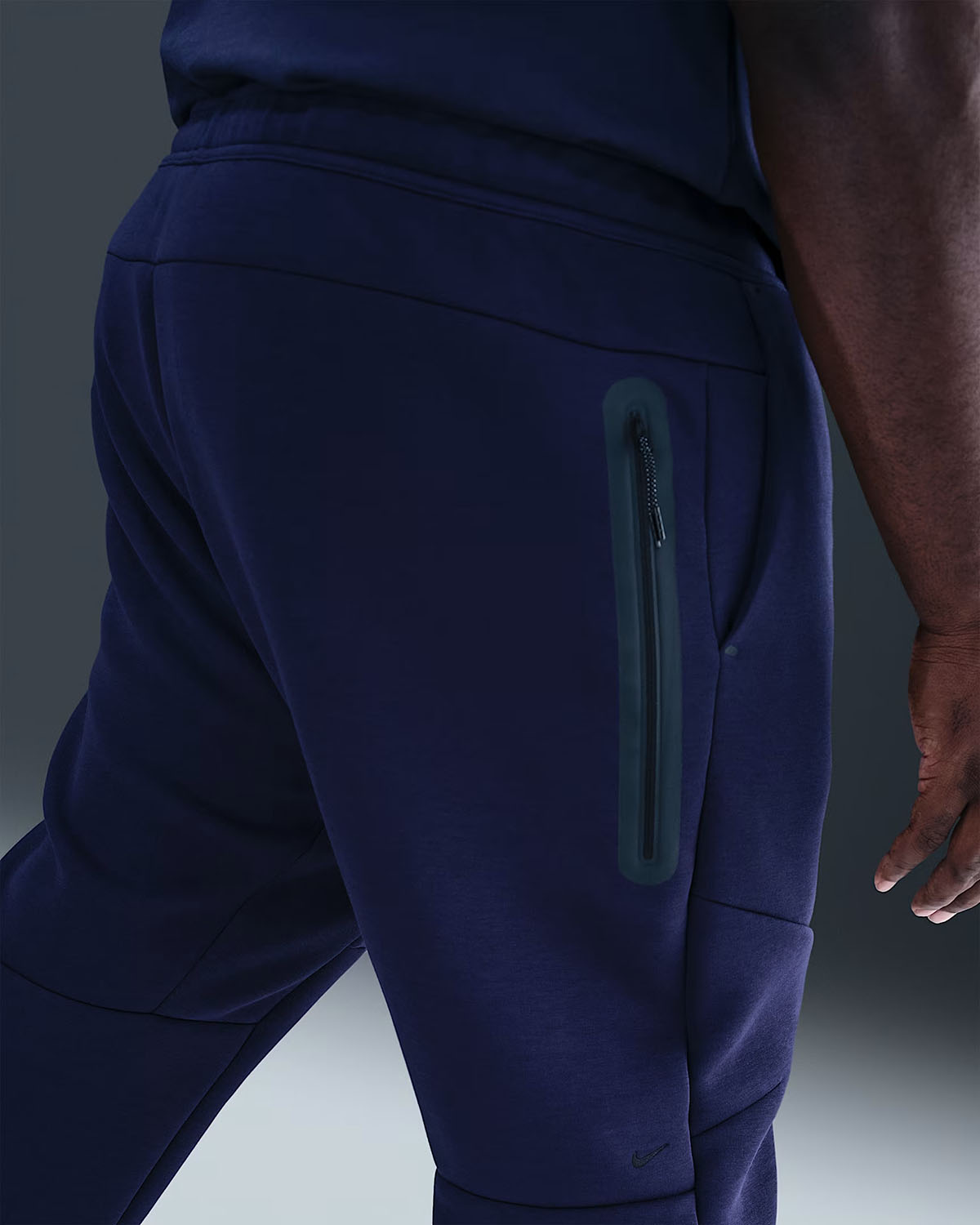 Nike Tech Fleece Mens Open Hem Pants Obsidian Black 2